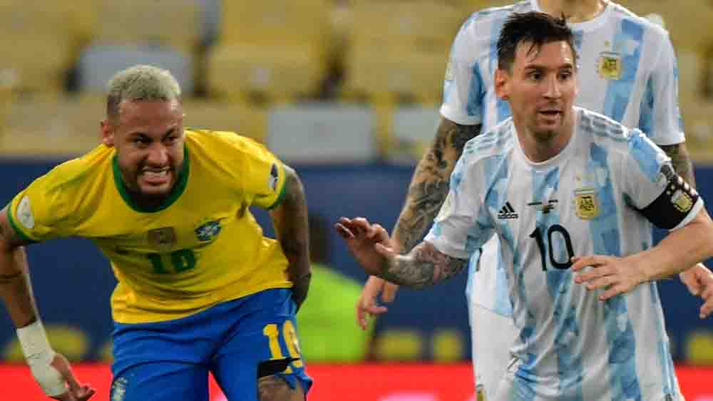 আটকে গেলেন নেমার, জয় মেসির।