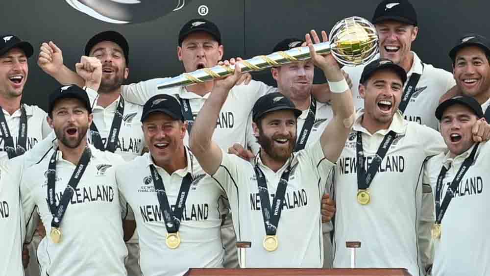 আইসিসি-র সিদ্ধান্তকে স্বাগত জানিয়েছে টেস্টের বিশ্বসেরা নিউজিল্যান্ড। ফাইল চিত্র। 
