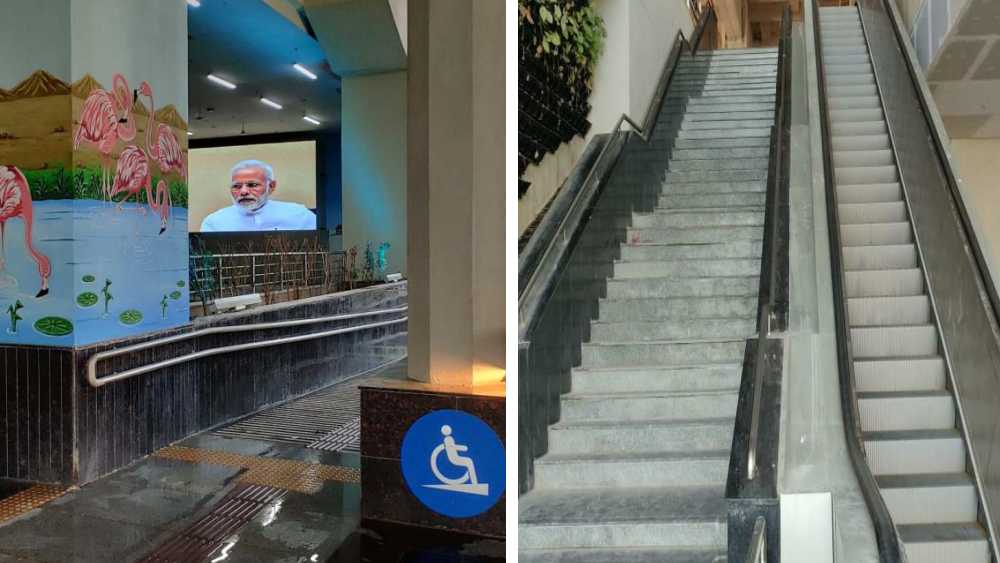 বিশেষভাবে সক্ষমদের জন্য পার্কিং লট থেকে স্টেশনে ঢোকার জন্য থাকছে র‌্যাম্প, এছাড়া আলাদা এসক্যালেটর। আলাদা লিফটও।