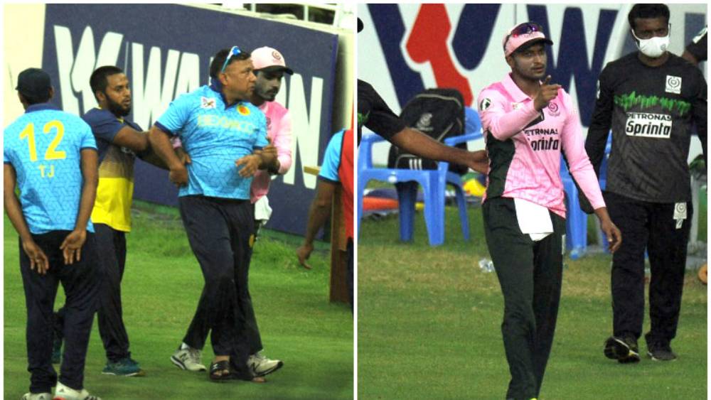 বিসিবি-র অন্যতম পরিচালক সুজনের সঙ্গে কথা কাটাকাটিতেও জড়িয়ে পড়েন শাকিব। ছবি - টুইটার। 