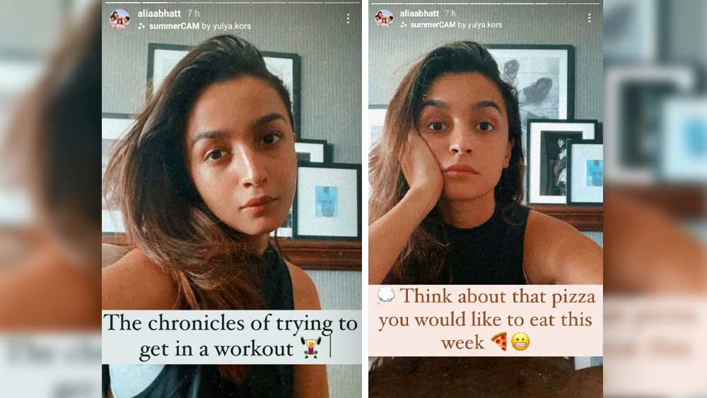 নেটমাধ্যমে এমনই সব ছবি দিলেন আলিয়া।