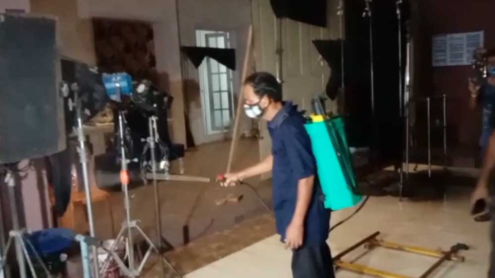 Studios are being sanitized before shoot resumes dgtl