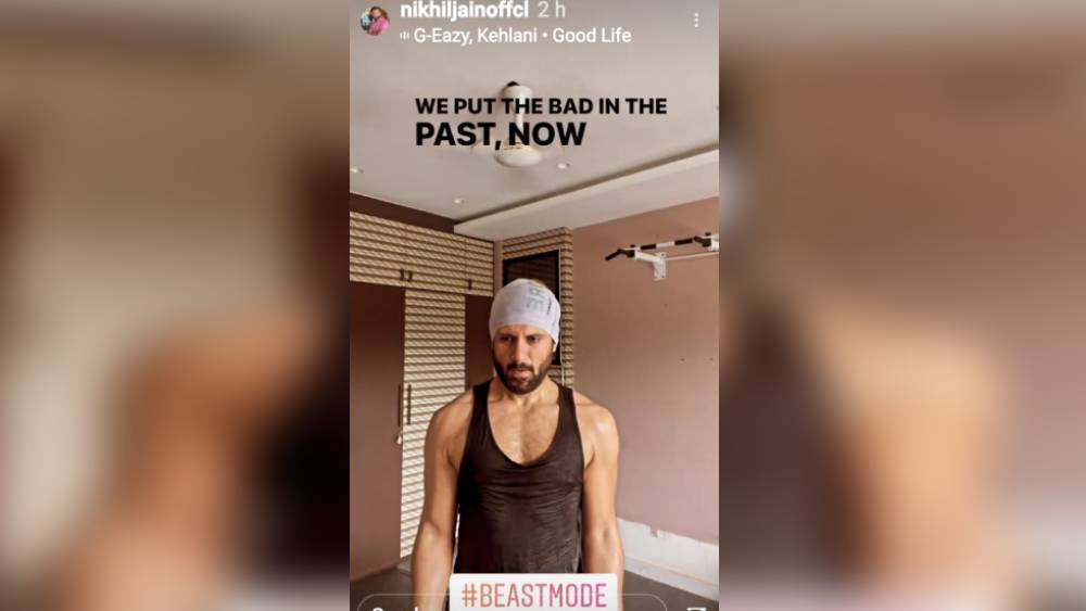 নিখিলের ইনস্টাগ্রাম স্টোরি