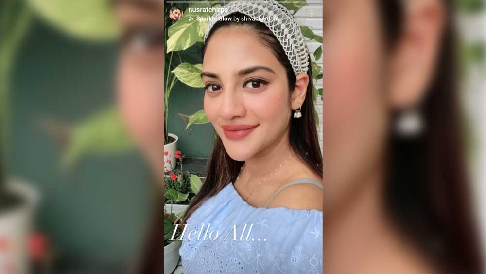নুসরতের ইনস্টাগ্রামের দ্বিতীয় স্টোরি