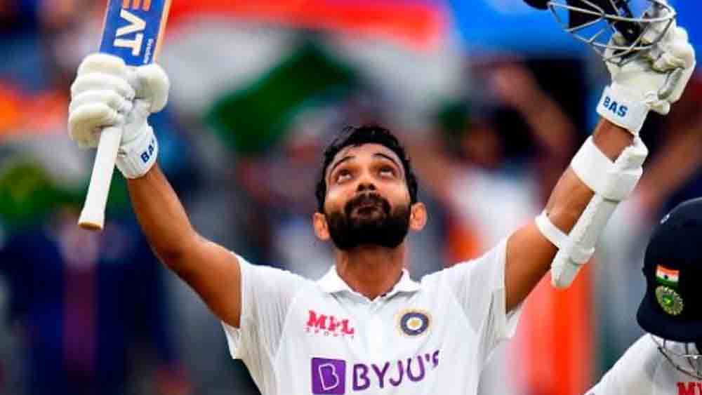 মেলবোর্নের সেই ম্যাচে সব চেয়ে উল্লেখযোগ্য ছিল রহাণের শতরান।