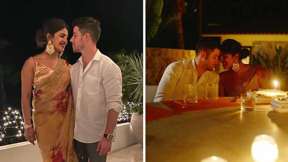 আর আছে কাচের পাঁচিল দেওয়া ছাদ। দীপাবলীর রাতে আলো জ্বলা লস অ্যাঞ্জেলসকে পিছনে রেখে এই ছাদেই প্রদীপ জ্বালিয়েছিলেন জুটিতে।