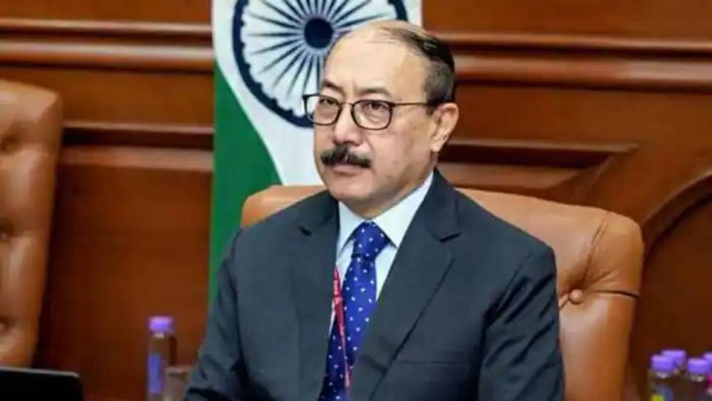 ভারতের বিদেশ সচিব হর্ষবর্ধন শ্রিংলা। 