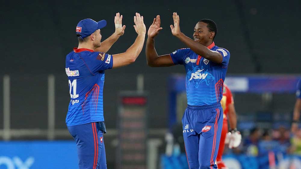আগুনে বোলিং করে পঞ্জাবের ব্যাটিংয়ে ভাঙন ধরালেন কাগিসো রাবাডা। ছবি - টুইটার।