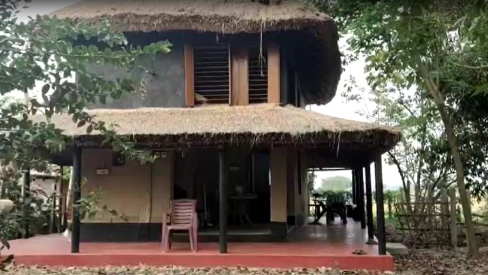 বাগান বাড়ির একটা অংশ