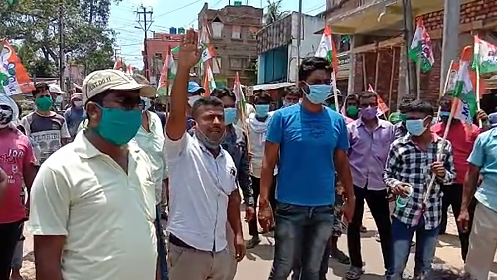 State wide agitation occurs after the arrest of TMC leaders on Narada Scam dgtld