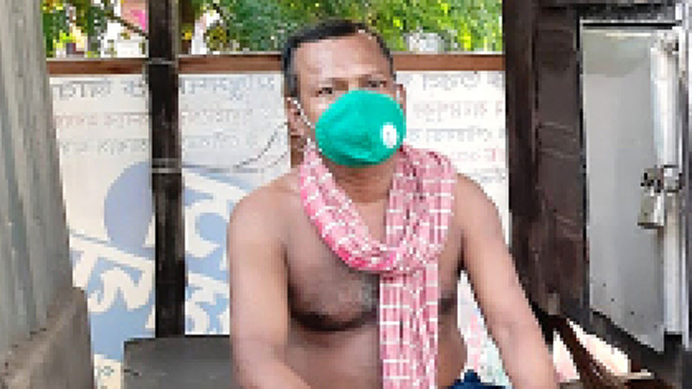 Uttam Roy is not upset as his shop remain shut 