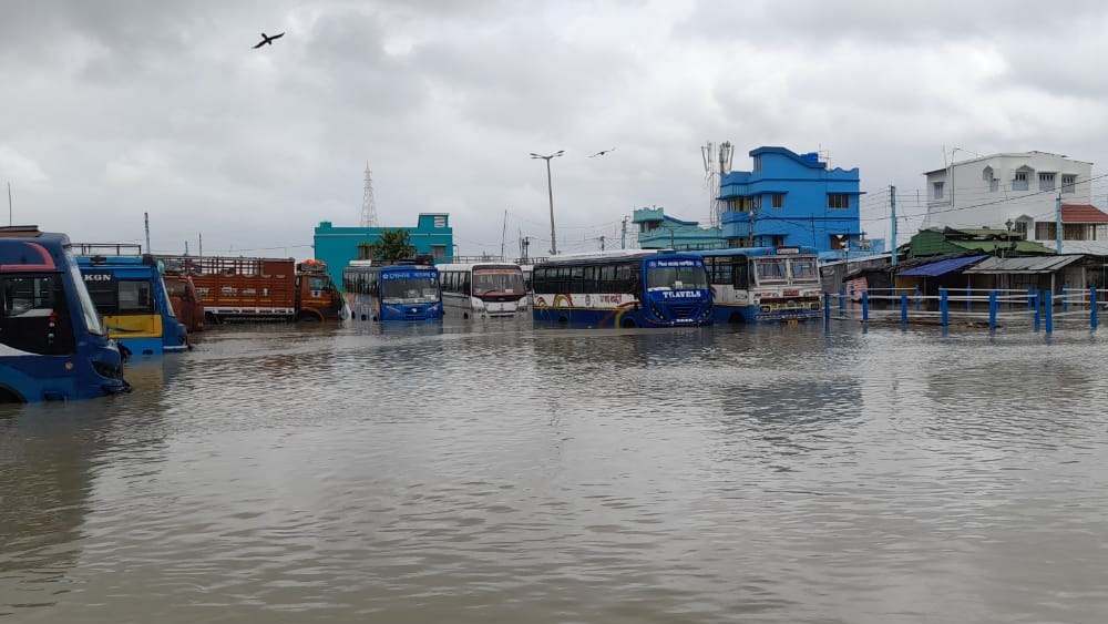 জলমগ্ন কচুরবেড়িয়া।