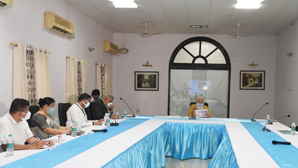 বৈঠক চলছে। ছবি: টুইটার।