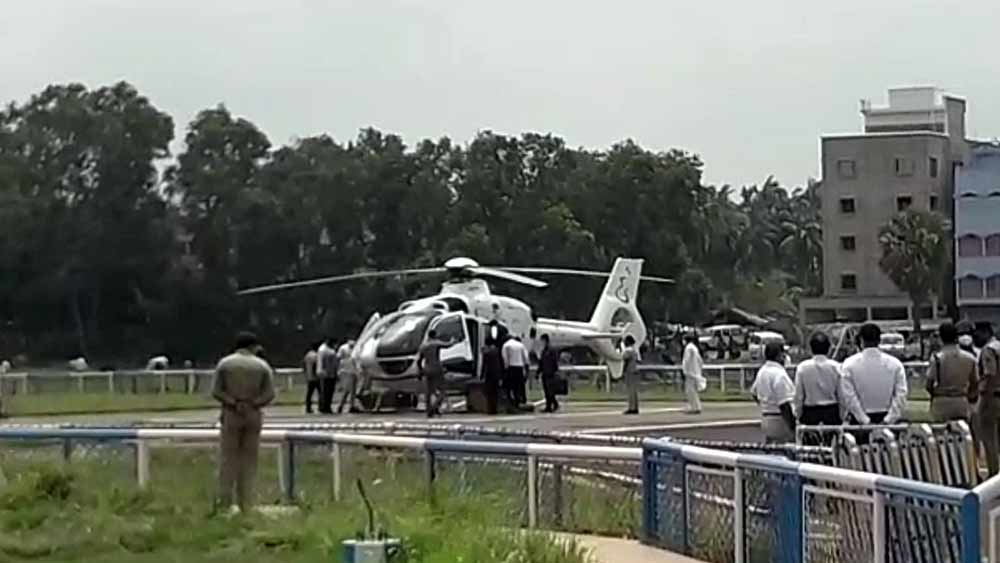 কপ্টারে কলকাতায় রওনা মুখ্যমন্ত্রীর