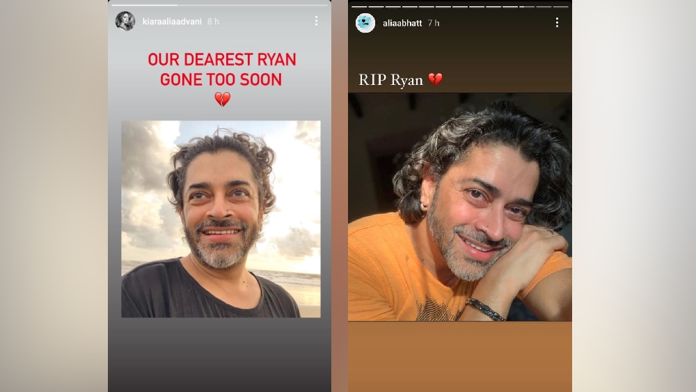 কিয়ারা এবং আলিয়ার ইনস্টাগ্রাম স্টোরি।