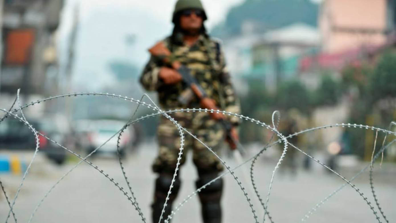 In Three months peace in Kashmir