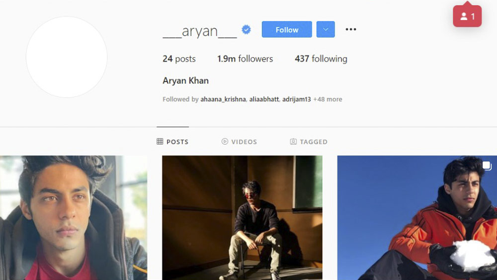 বেশ কিছু মাস আগেই ইনস্টাগ্রামের ‘ডিসপ্লে পিকচার’ থেকে নিজের ছবি সরিয়ে দিয়েছিলেন আরিয়ান।