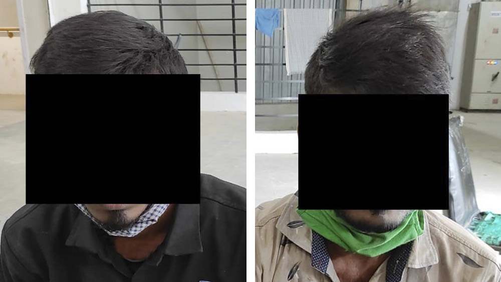 ভিকি হালদার এবং শুভঙ্কর মণ্ডল।