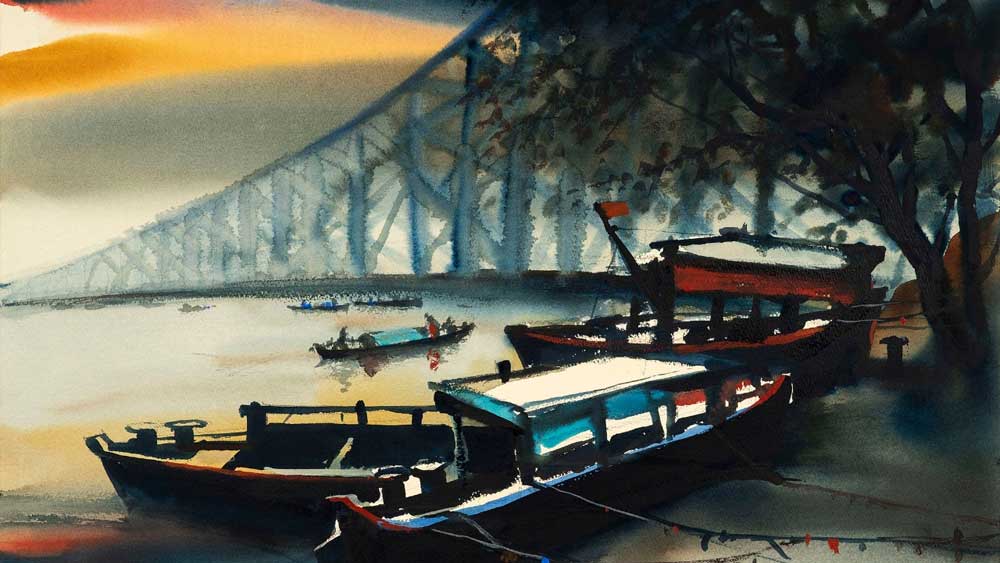 যে কোনও নদী, শহর, সভ্যতার মাঝেই নিজের মতো করে তমলুক খুঁজে পান পরেশ। 