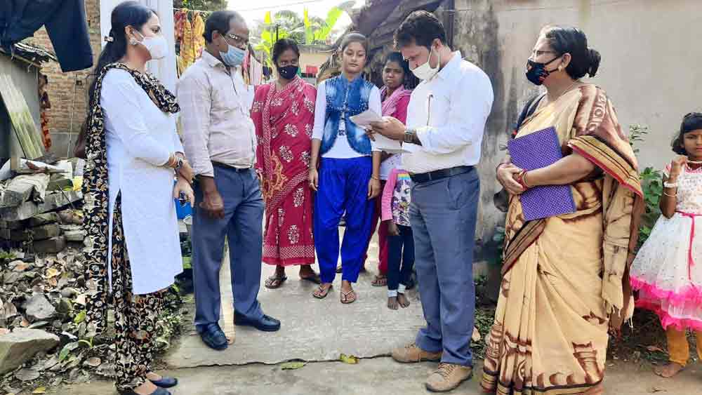 teachers will knock the door of the students to get them back in school in Bardhaman