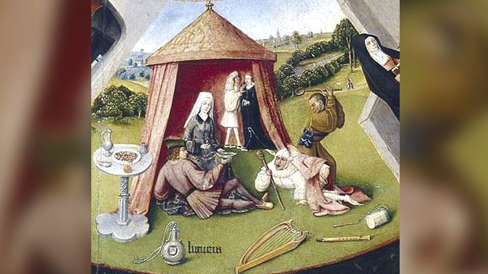 খ্রিস্টীয় মতে সাতটি পাপের প্রথমটি হল ‘লালসা’। তা যৌন লালসাও হতে পারে, অর্থ বা ক্ষমতালিপ্সাও হতে পারে। (সঙ্গের ছবিটি ১৫-১৬ শতকের ওলন্দাজ চিত্রকর হ্বেরোনিমাস বোশ অঙ্কিত ‘লাস্ট’ বা ‘লালসা’)