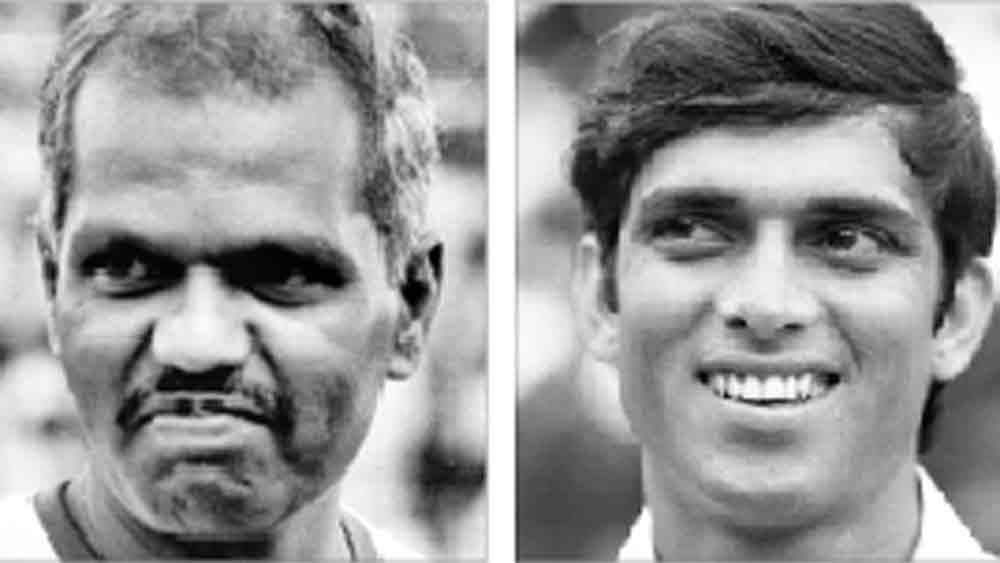 ইস্টবেঙ্গলের তুলসীদাস বলরাম এবং মোহনবাগানের শিবাজী বন্দ্যোপাধ্যায়।