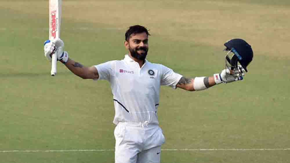 ইডেনে বিরাট কোহলীর সেই শতরানের মুহূর্ত।