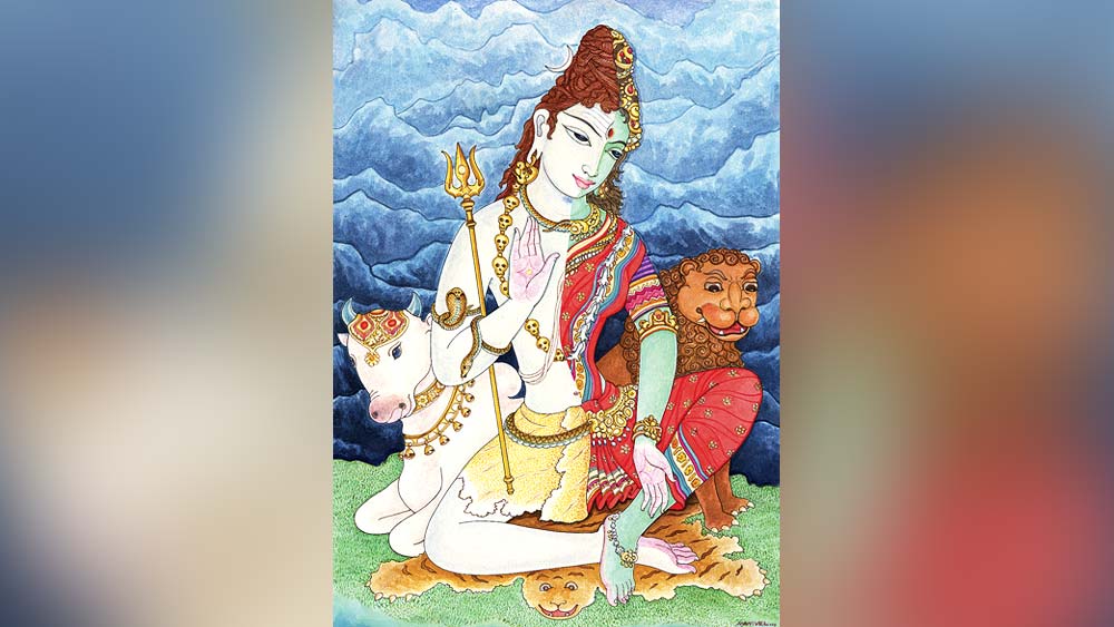 তন্ত্র মতে দেবী শিবের ঘরণি। ‘শিব’ এখানে পরমতত্ত্ব। তিনি অজ্ঞেয়। তাঁকে জানতে গেলে দেবীর মাধ্যমেই জানতে হয়। এখানেই সম্ভবত মহামায়া দুর্গা আর শিব সম্পর্কযুক্ত হন। তন্ত্র দর্শনে আবার দেবীর অসুরনিধন হল সাধকের মনের অন্ধকার দিকগুলির ধ্বংস সাধন। সেই কাজ একমাত্র দেবীই করতে পারেন।
