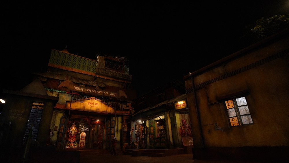 দমদম পার্ক তরুণ সঙ্ঘে এ বারের পুজোর থিম হালখাতা।