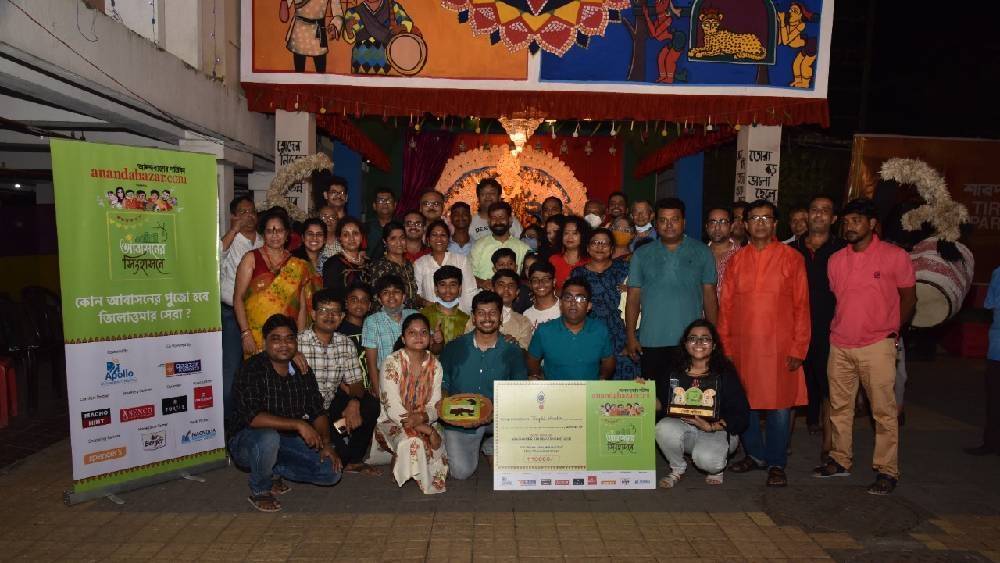 তিরুপতি প্যারাডাইস ছিনিয়ে নিল সেরা প্রতিমার খেতাব।