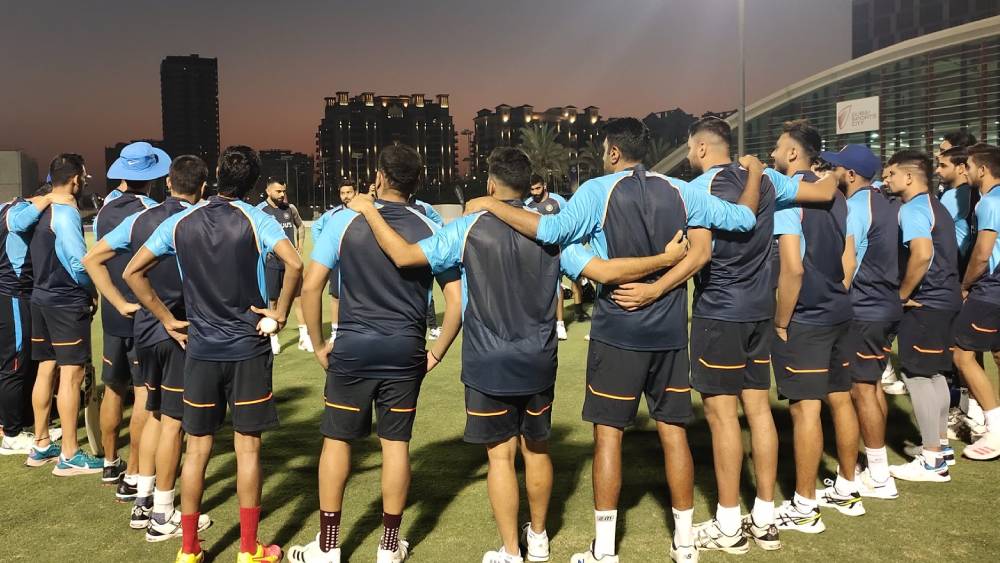 অনুশীলনে নেমে পড়ল ভারতীয় দল