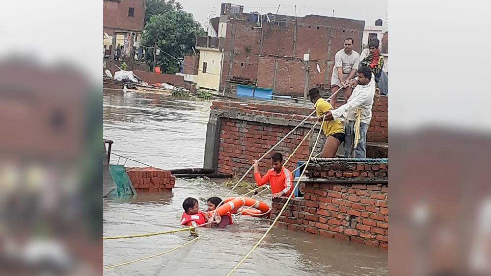 উধম সিং নগরে উদ্ধার কাজ চলছে।