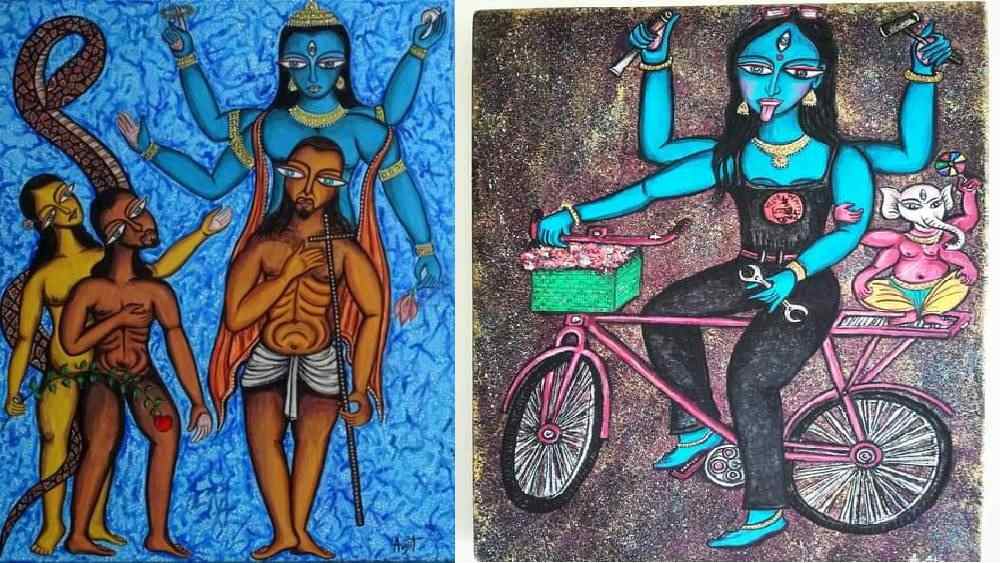 অভিজিৎ ঘোষের আঁকা ছবি।