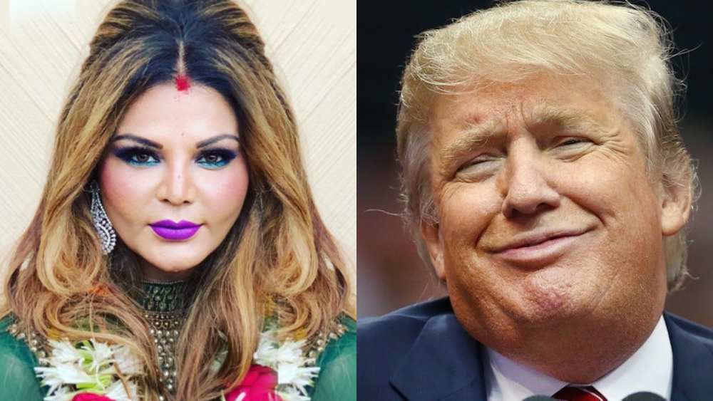 তা ছাড়া নিজেকে আমেরিকার প্রাক্তন প্রেসিডেন্ট ডোনাল্ড ট্রাম্পের বৌমা বলেও দাবি করেছিলেন ইন্ডাস্ট্রির ‘ড্রামা কুইন’। ২০১৯ সাল। রাখির ভাইয়ের ছবি লঞ্চের এক সাংবাদিক বৈঠকে তাঁকে জিজ্ঞাসা করা হয়, ‘বিয়ে করলেন, অথচ রিসেপশন পার্টি দিলেন না?’ রাখির উত্তর, ‘‘চারিদিকে এত মূল্যবৃদ্ধি। আর তা ছাড়া আমার রিসেপশন তো মোদীজি আয়োজন করবেন।’’ শুধু তা-ই নয়, যেহেতু তাঁর স্বামী প্রবাসী ভারতীয় তাই রাখির দাবি, সেই সুবাদে ট্রাম্প নাকি তাঁর শ্বশুরমশাই।