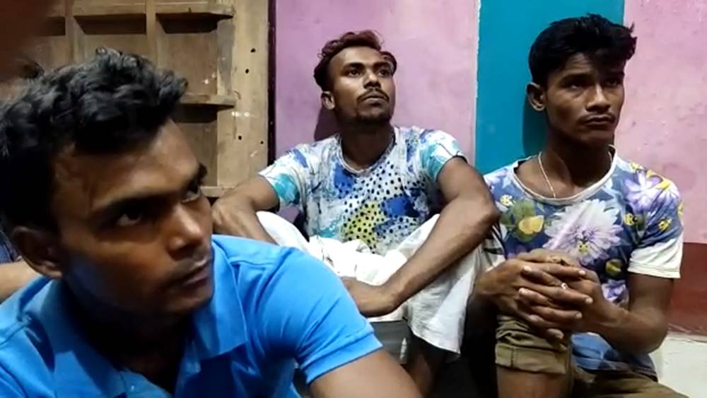 ধর্ষণে অভিযুক্ত তিন যুবক।