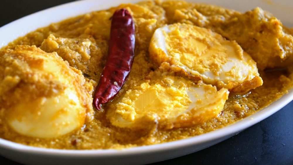 ডিমের দই-পোস্ত।