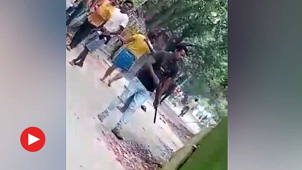 Video of armed miscreants roaming and firing in broad daylight has gone viral dgtld