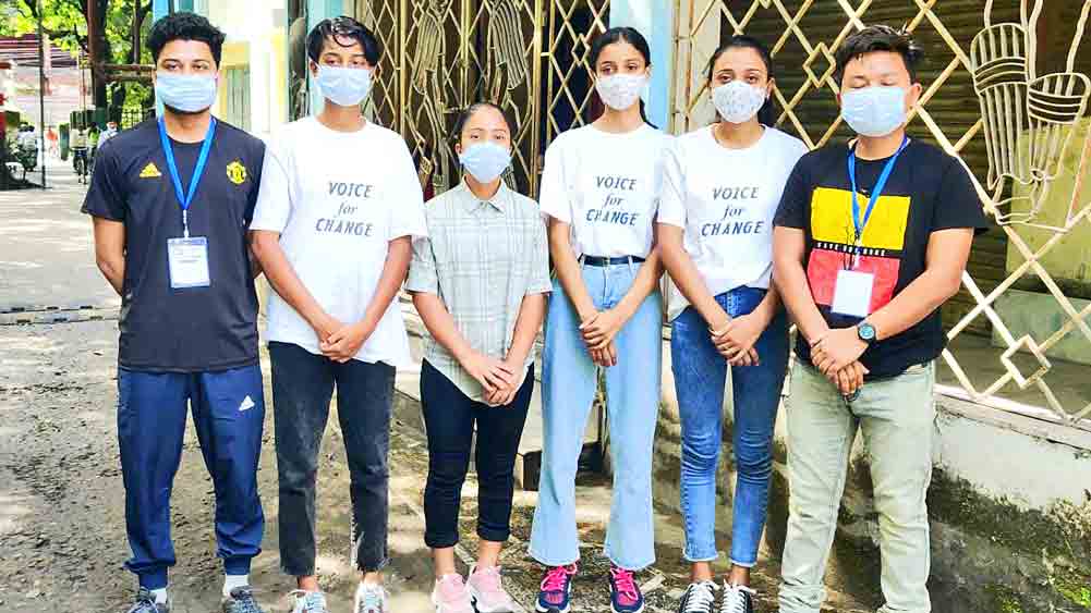  voluntary service by students for prevention of woman smuggling on border