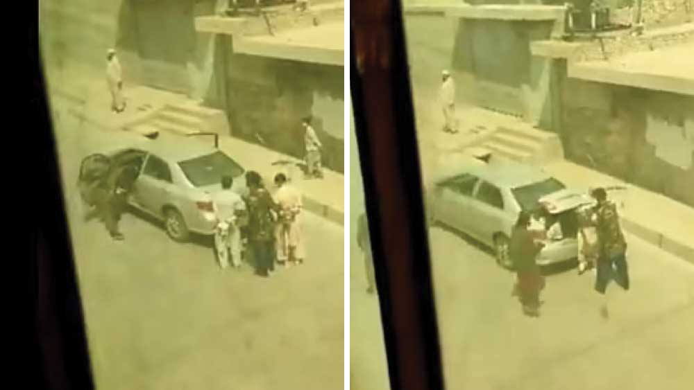 প্রতিবাদীকে এ ভাবেই ‘শায়েস্তা’ করছে তালিবান।