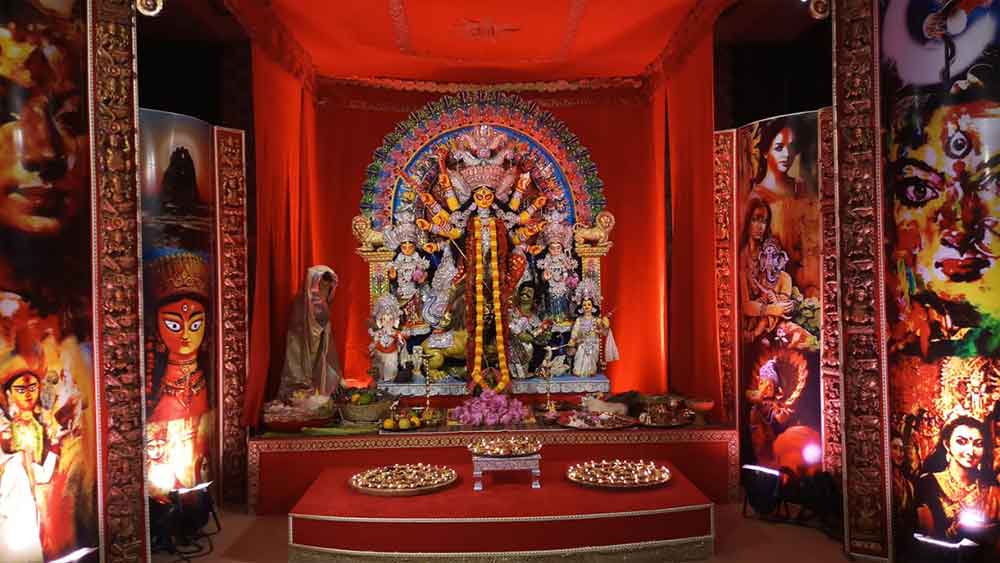 পশুপতি রুদ্রপালের তৈরি প্রতিমা 