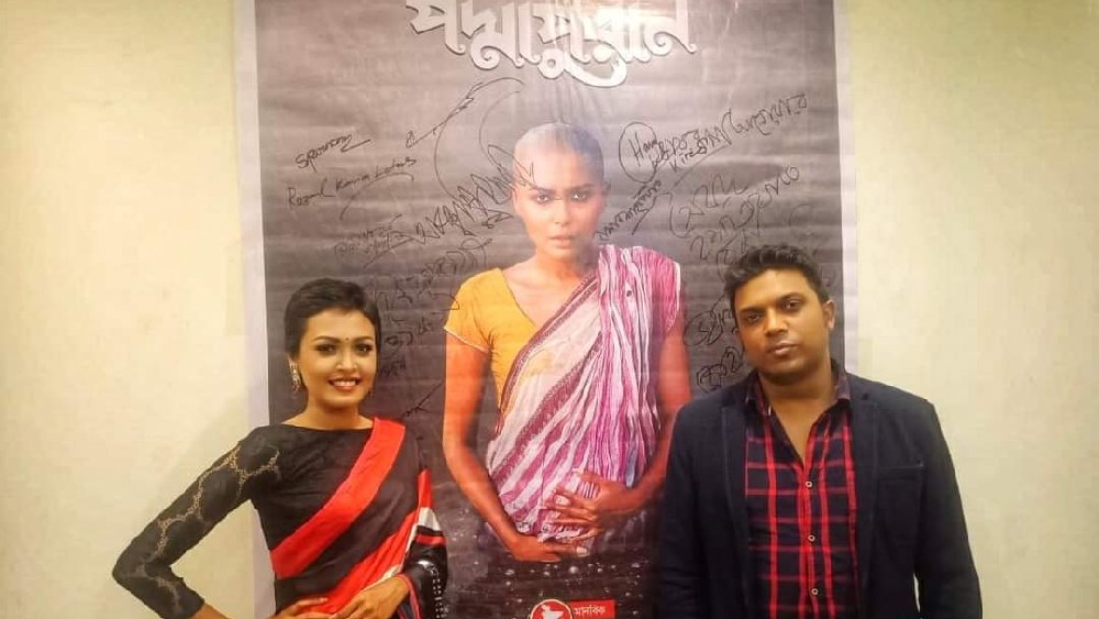 ‘পদ্মাপুরাণ’-এর জন্য সাদিয়া আফরিন মাহিকে বিসর্জন দিতে হয় মাথার সব চুল।