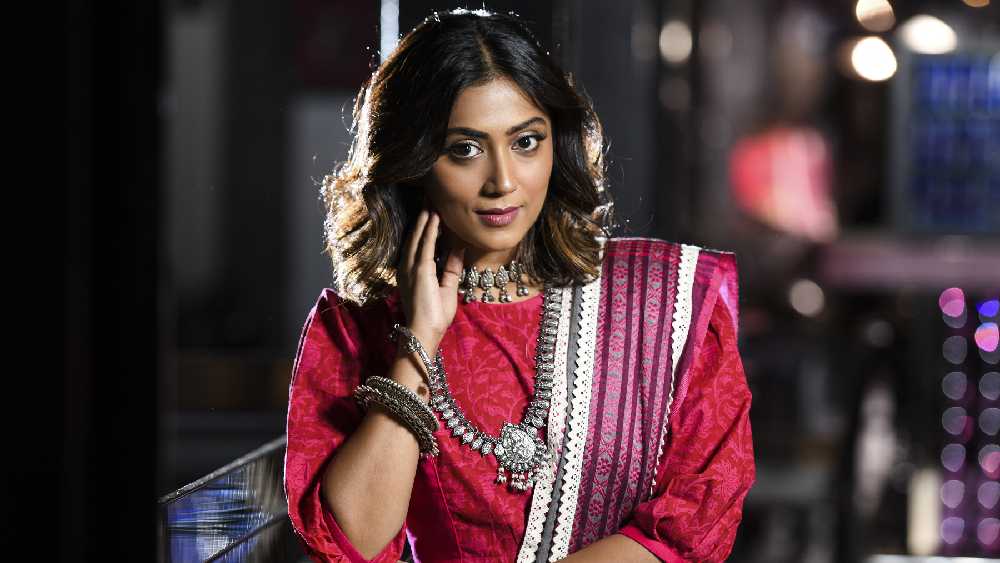  সারা বছর যতই জামা কিনি, পুজোয় নতুন শাড়ি চাই: অনিন্দিতা বসু