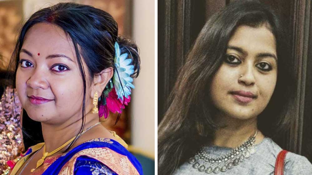 সায়ন্তী ভট্টাচার্য এবং জিনিয়া সেন।