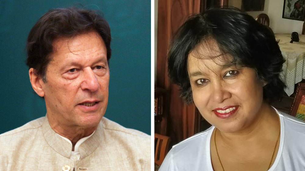 প্রসঙ্গত, ইমরান ক্ষমতাচ্যুত হওয়ার পর সাহিত্যিক তসলিমা নাসরিন টুইট করেন, ‘এ বার কী তৃতীয়কে বিচ্ছেদ দিয়ে ইমরান এক তোতাপাখি স্ত্রীকে বিয়ে করবেন, যে ক্রমান্বয়ে বলে যাবে— ইমরান অমর।’