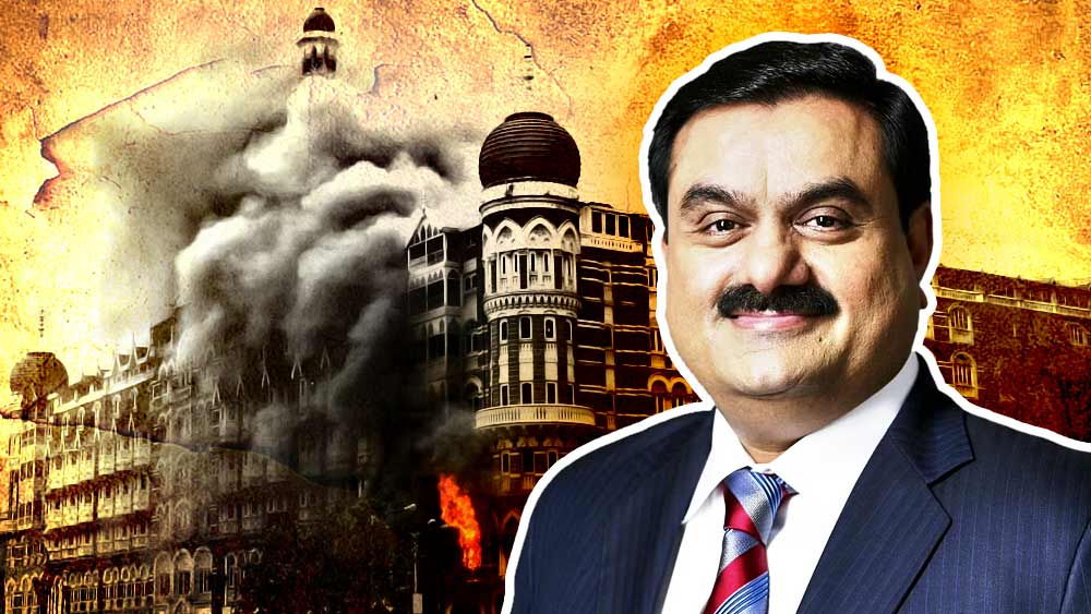 জীবনের দ্বিতীয় বড় বিপদটি ঘটে ২০০৮ সালে। ২৬ নভেম্বর পাক জঙ্গিরা যখন মুম্বইয়ের তাজ হোটেল আক্রমণ করে তখন সেখানেই ছিলেন গৌতম আদানি। অন্যান্য পণবন্দিদের সঙ্গে গৌতমও গোটা রাত কাটিয়েছিলেন তাজের বেসমেন্টে। পরের দিন সকালে এনএসজি কমান্ডোরা উদ্ধার করেন। ওই হামলায় দেড় শতাধিক মানুষ নিহত হন। 