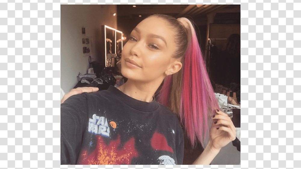 ইউনিকর্ন হেয়ার জিজি হাদিদ।