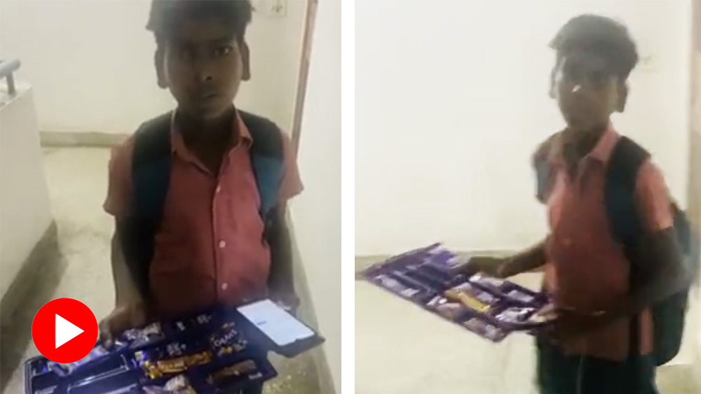 সংসারের হাল টানতে বাড়ি বাড়ি খাবার পৌঁছে দিচ্ছে সাত বছরের ‘ডেলিভারি বয়’