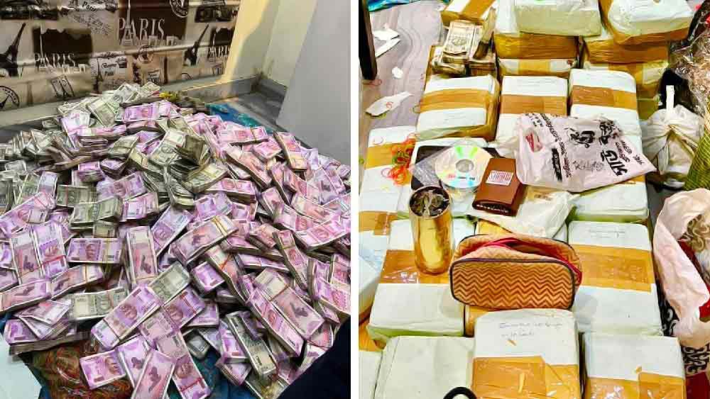 বেলঘরিয়ার অভিজাত আবাসন ক্লাব টাউন হাইটসের ন’তলায় ফ্ল্যাটের হদিস মিলেছে।এই ফ্ল্যাটে টানা ১৯ ঘণ্টা তল্লাশি করে উদ্ধার করা হয় নগদ ২৭ কোটি ৯০ লক্ষ টাকা। টাকার পাহাড়ের পাশাপাশি ইডি আধিকারিকরা এই ফ্ল্যাট থেকে চার কোটি ৩১ লক্ষ টাকার সোনাও উদ্ধার করেছেন।