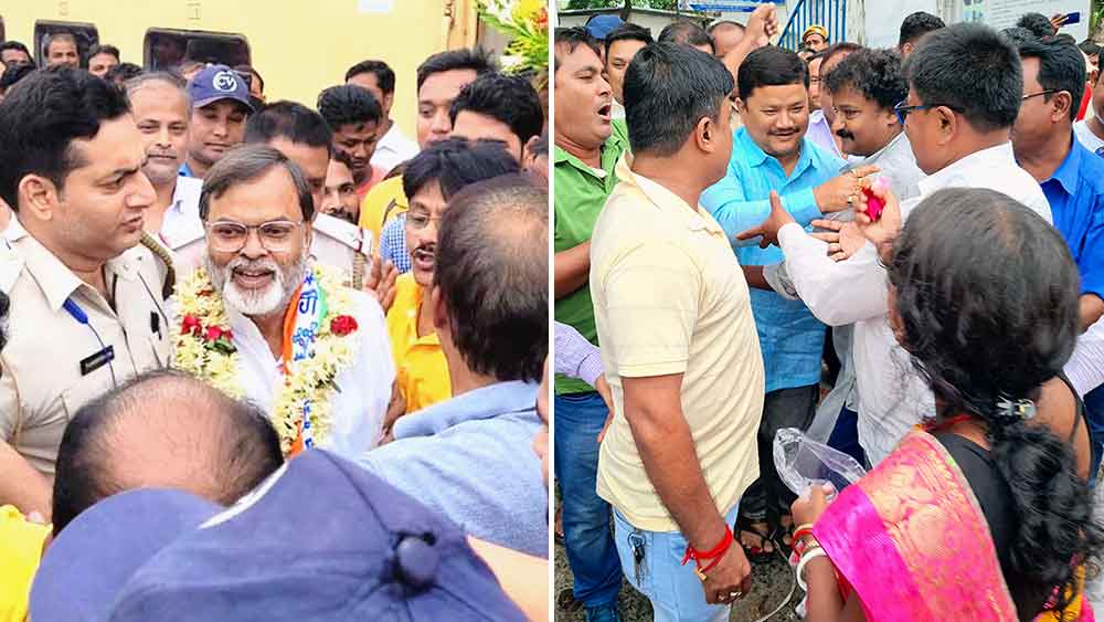 newly appointed tmc ministers were welcomed forgetting the conflict