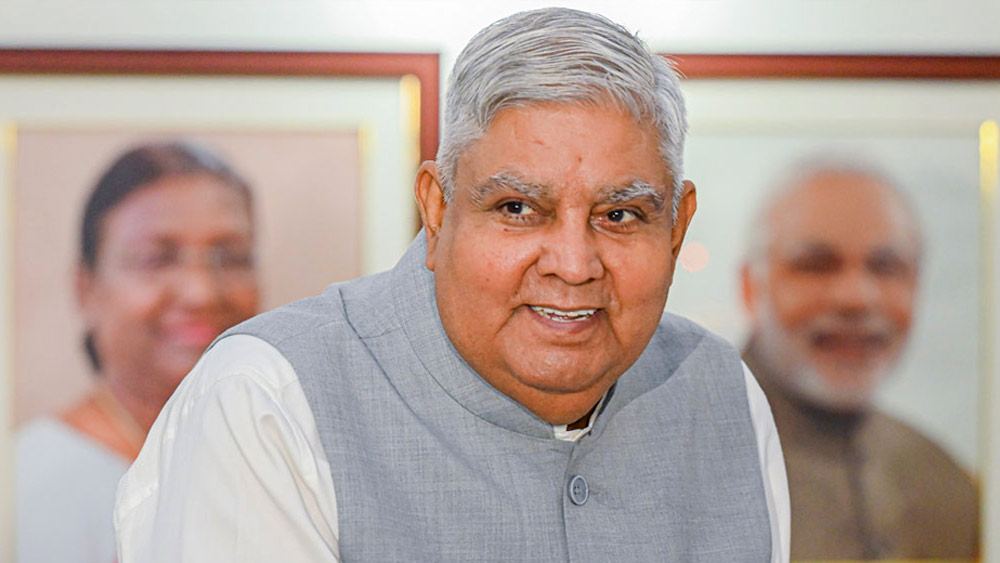 আগামী ১১ অগস্ট দেশের উপরাষ্ট্রপতি হিসাবে শপথ নেবেন ধনখড়।